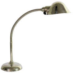 Goose Neck Desk Industrial Lamp. 1930 - 1935.
