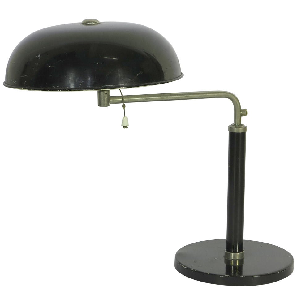 Alfred Mueller. Multiposition Office Desk Lamp "Quick 1500" 1935 For Sale