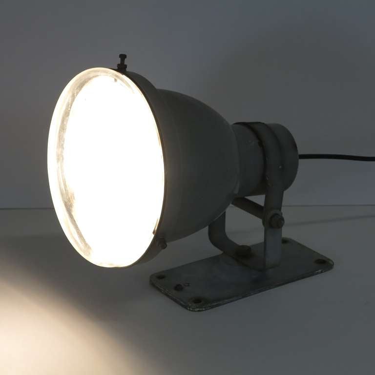Industrial Spotlight Lamp. Germany 1930 - 1940. In Good Condition In Karlsruhe, DE