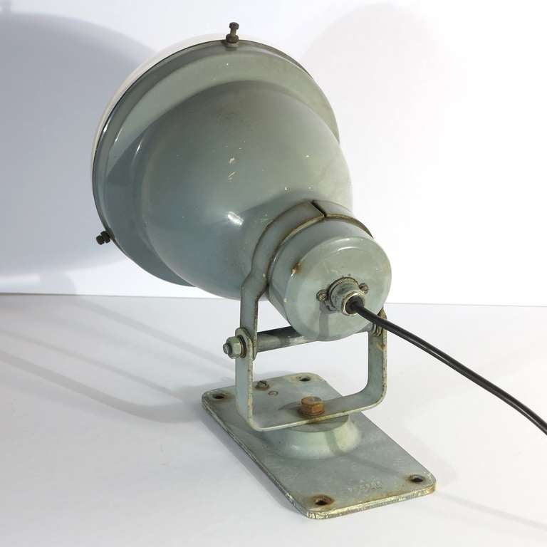 Mid-20th Century Industrial Spotlight Lamp. Germany 1930 - 1940.