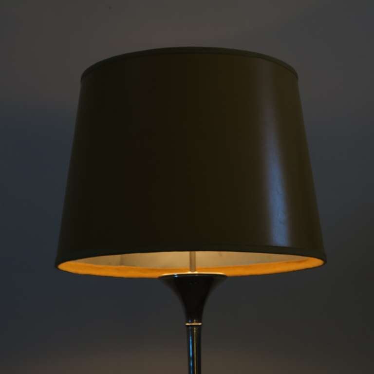 Seltener Ingo Maurer. Verchromte Stehlampe „Bamboo“ von „ML 1 F“ aus dem Jahr 1968 im Angebot 1