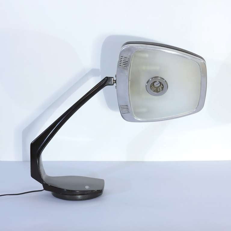 Mid-Century Modern Spanish Desk Lamp in the Style of Fase by Gei 1960 - 1970 For Sale