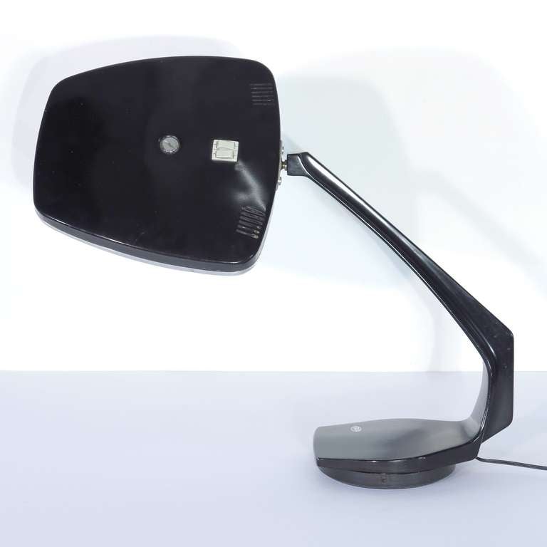 Metal Spanish Desk Lamp in the Style of Fase by Gei 1960 - 1970 For Sale
