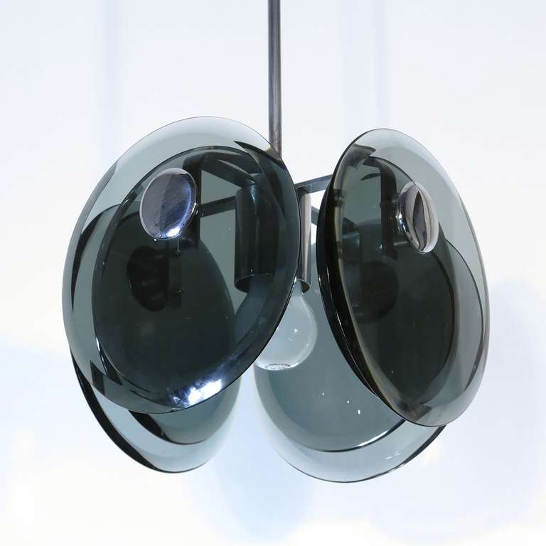 In the Style of Fontana Arte Pendant Lamp, Italy 1960-1965