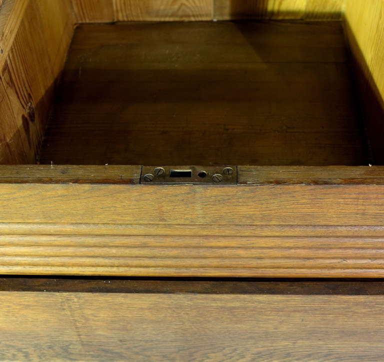 Mid-Century Industrial Rolltop File Cabinet, Circa 1930 - 1940 3