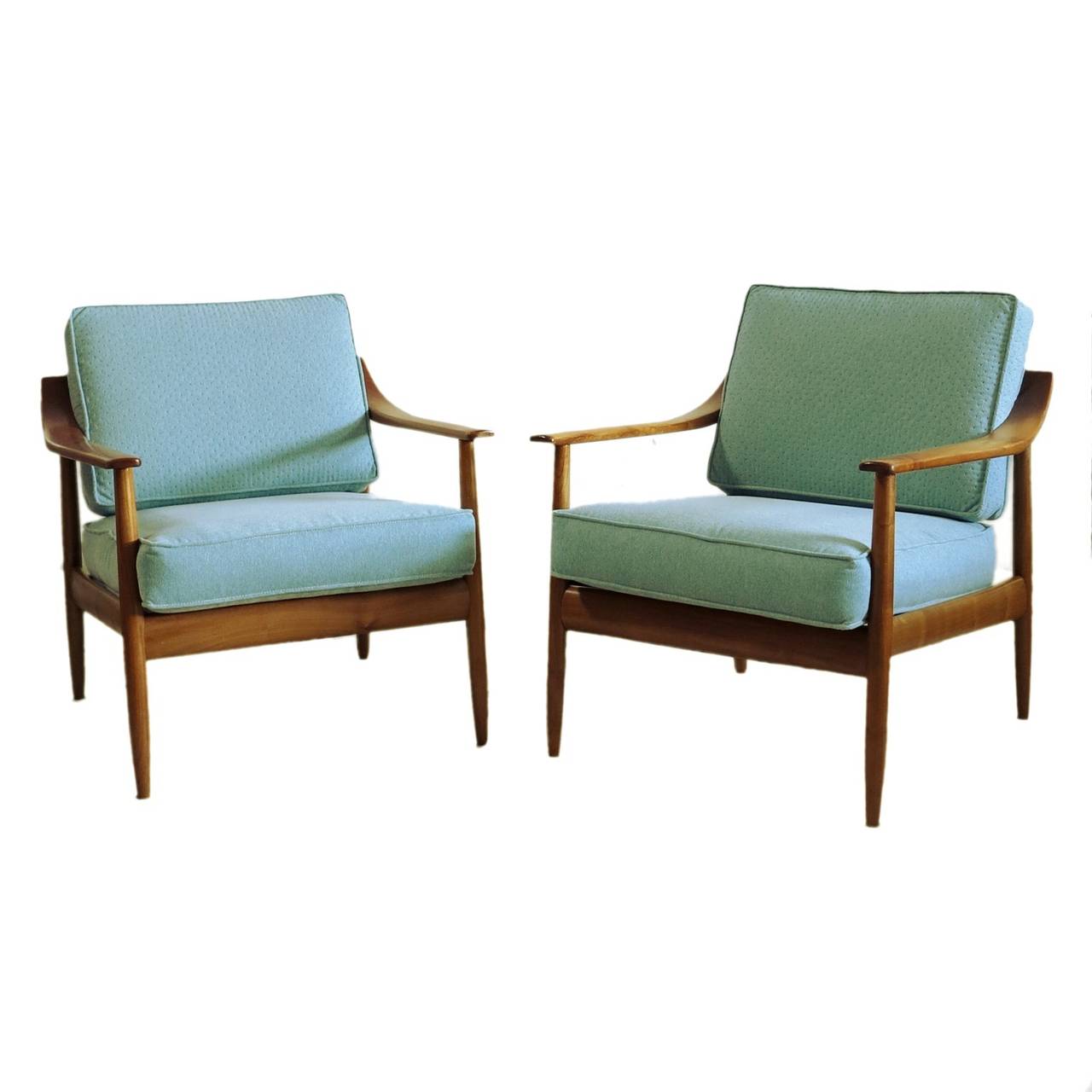 Set of Two Armchairs Antimott by Wilhelm Knoll, 1950-1960 For Sale