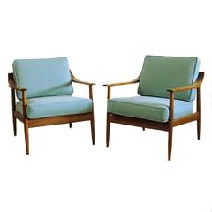 Vintage Set of Two Armchairs Antimott by Wilhelm Knoll, 1950-1960