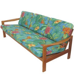 Scandinavian Three-Seat Sofa or Daybed, 1950-1960