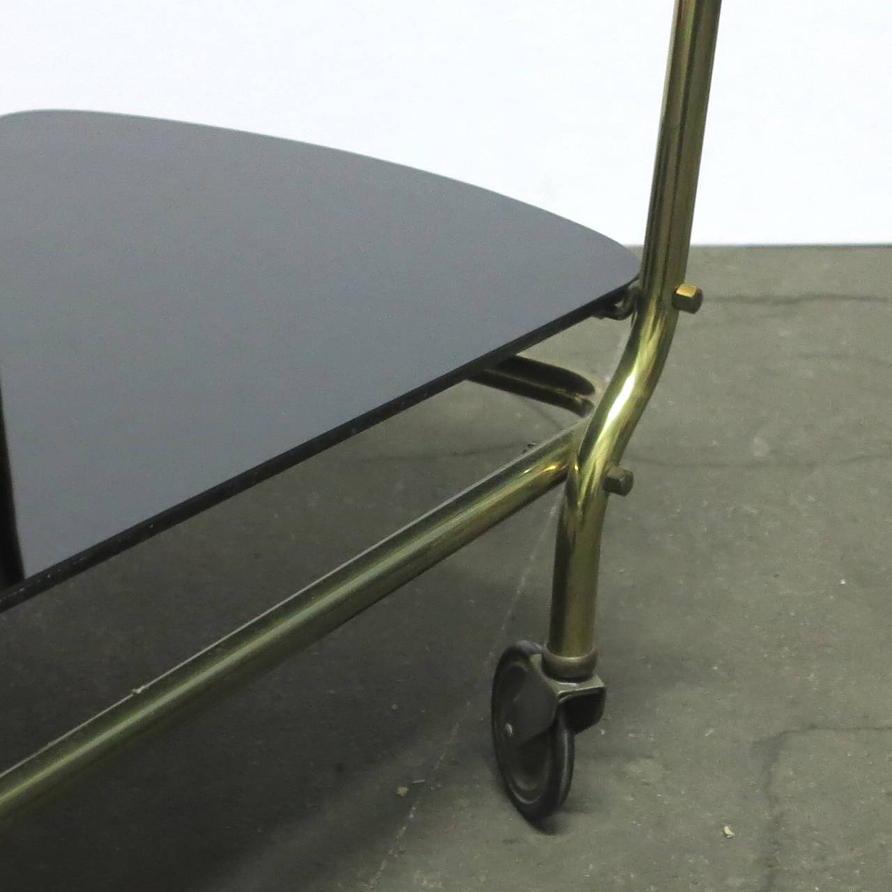 Elegant Vintage Serving Trolley O Bar Cart, Germany, 1950-1955 For Sale 1