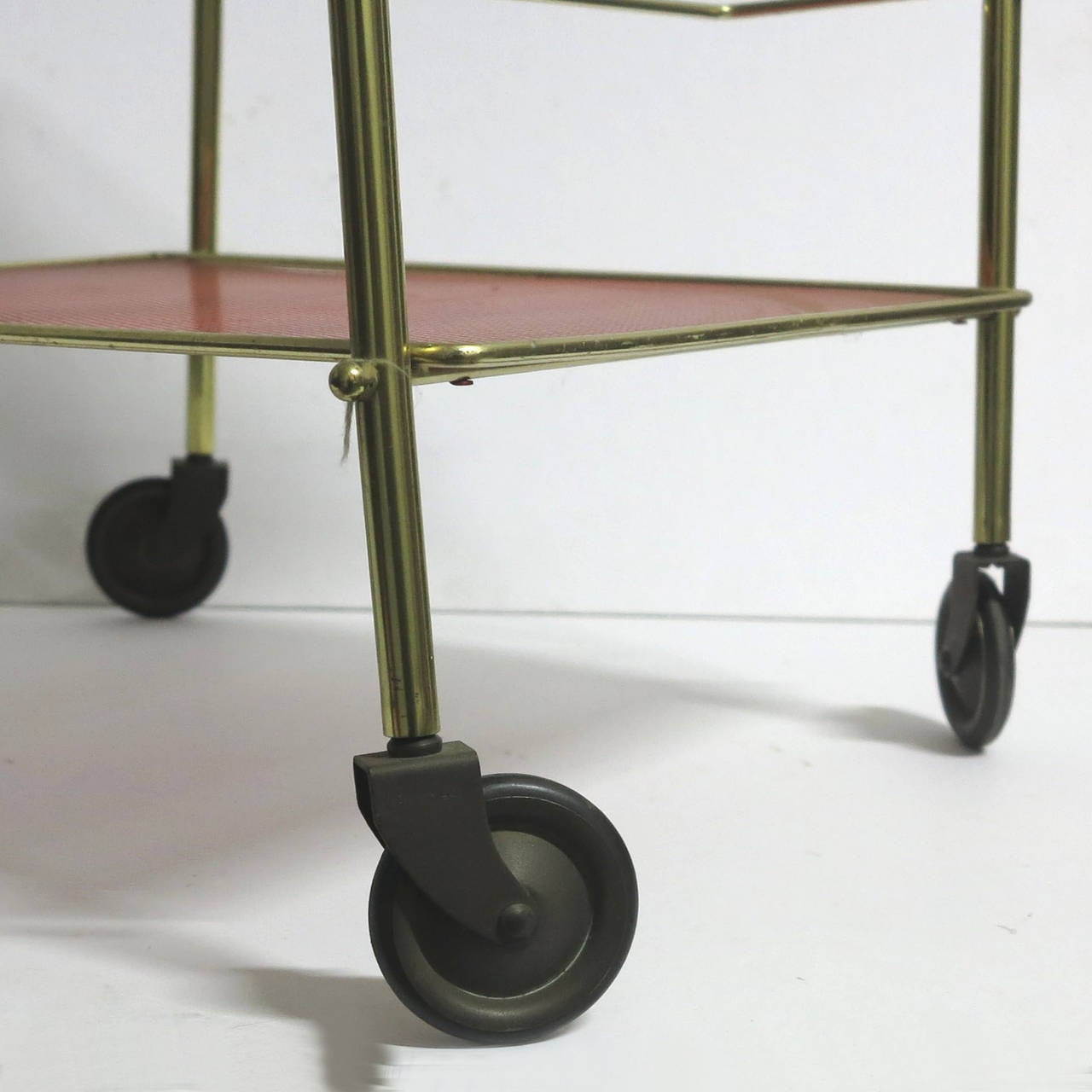 Serving Trolley with Trays in the Style of Mathieu Mathegot, 1950-1955 For Sale 2