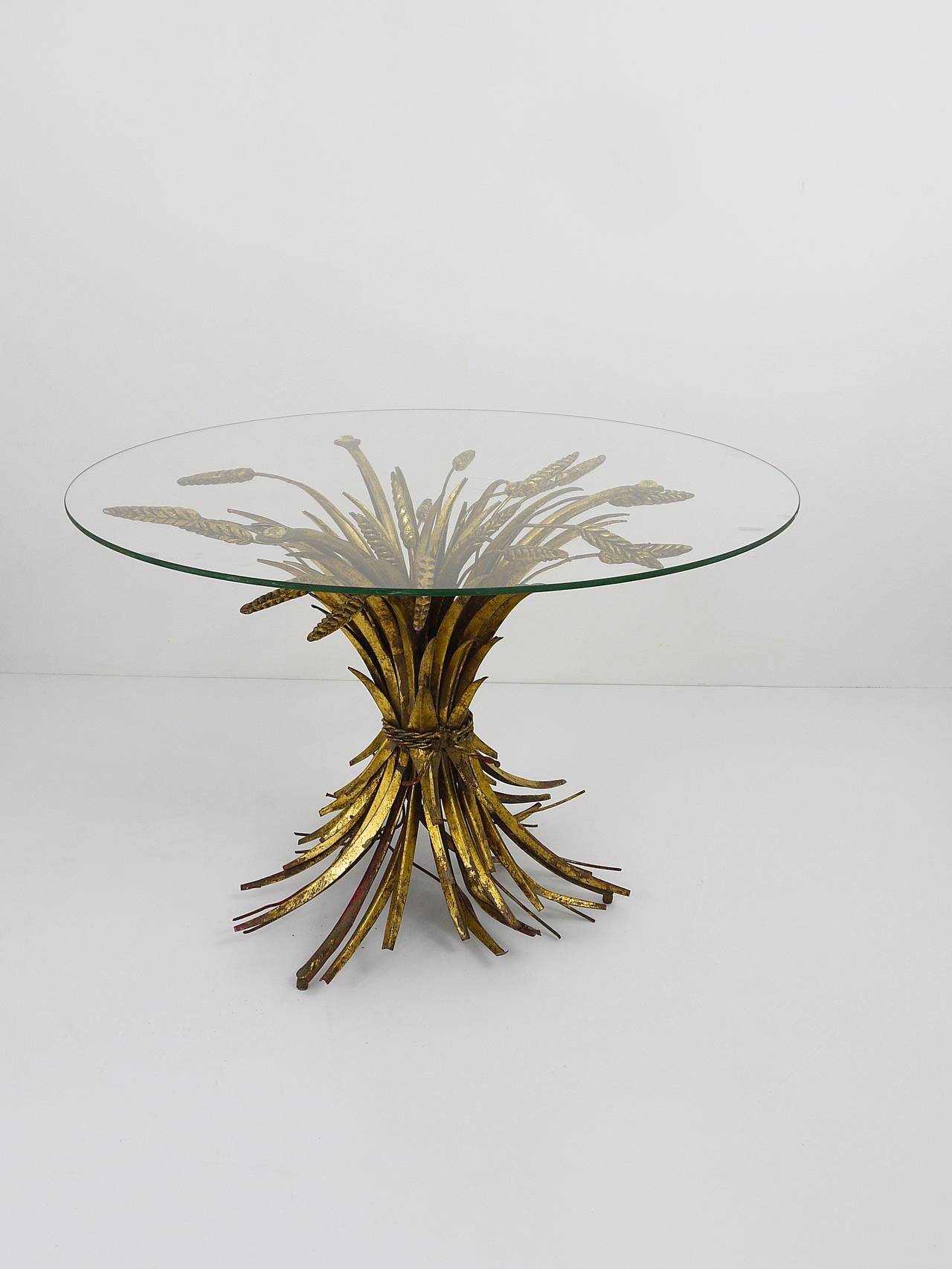 Mid Century Coco Chanel Sheaf Of Wheat Table.