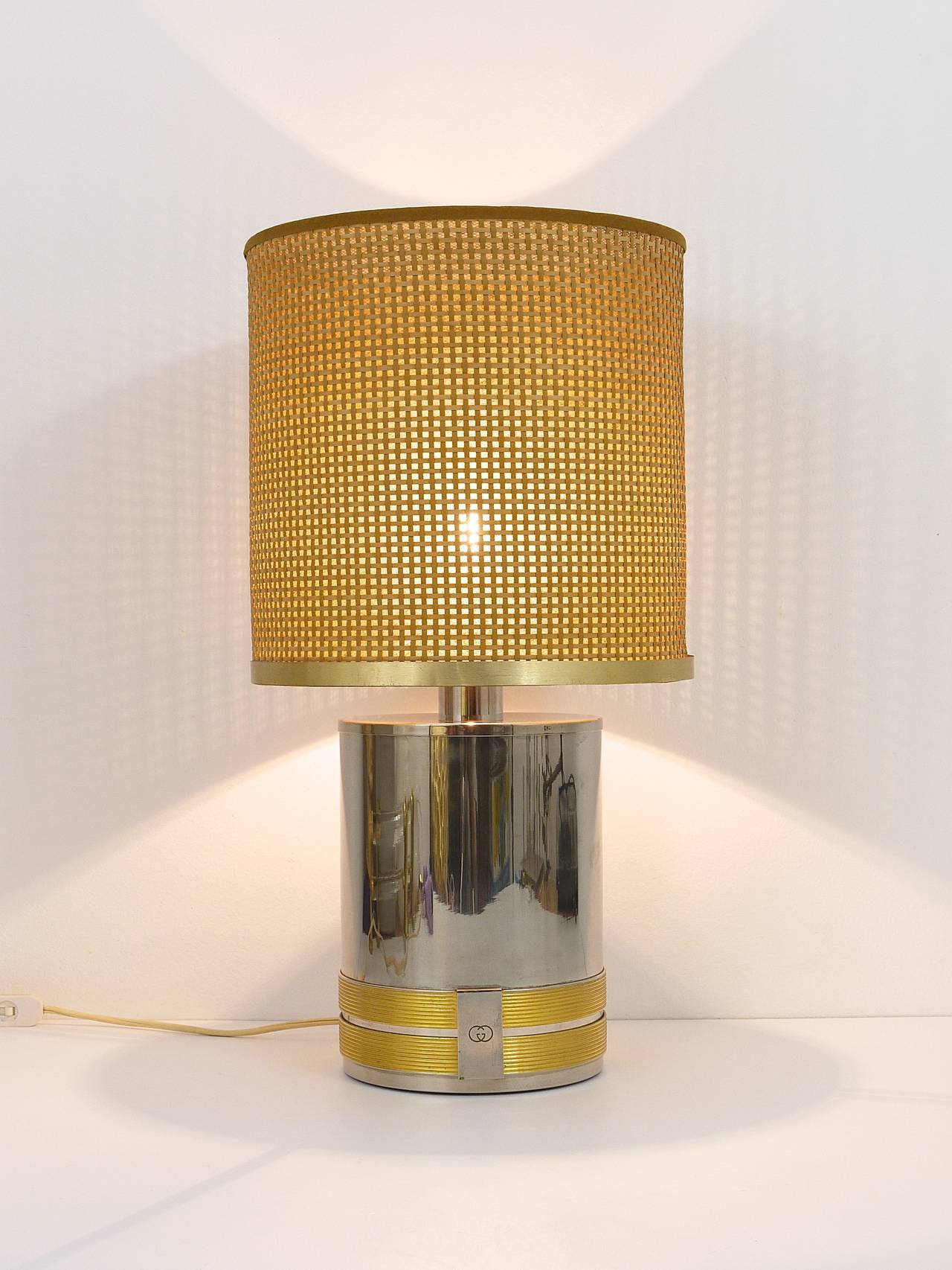 Late 20th Century Outstanding Original Gucci Italy Table Lamp, 1970s