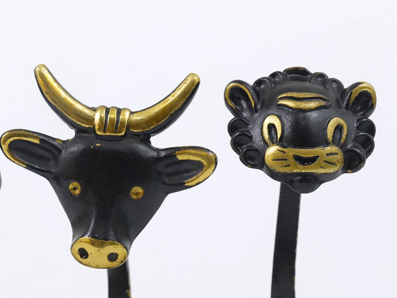 brass animal hooks