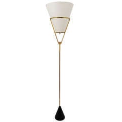 Carl Aubock Vice Versa Umkehrlampe, modernistische Stehlampe