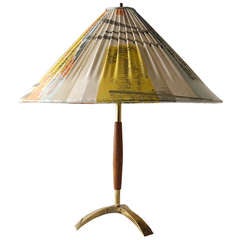 Kalmar Vienna Modernist Table Lamp From The 1950s