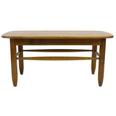 French Modernist Coffee Table Attr. Charlotte Perriand, Wood, 1950s 10