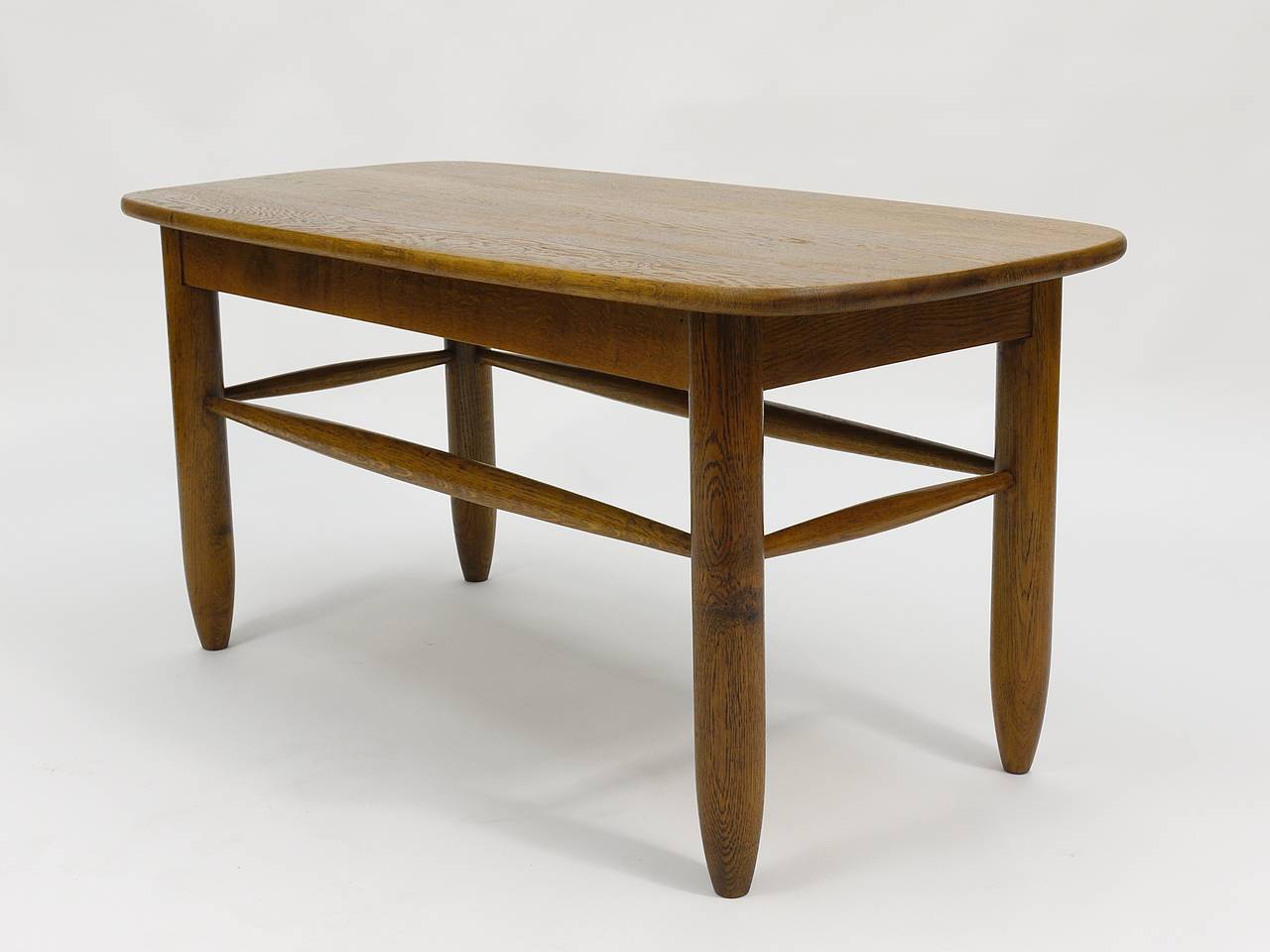 Mid-Century Modern French Mid-Century Coffee Table Attr. Charlotte Perriand, Wood, 1950s