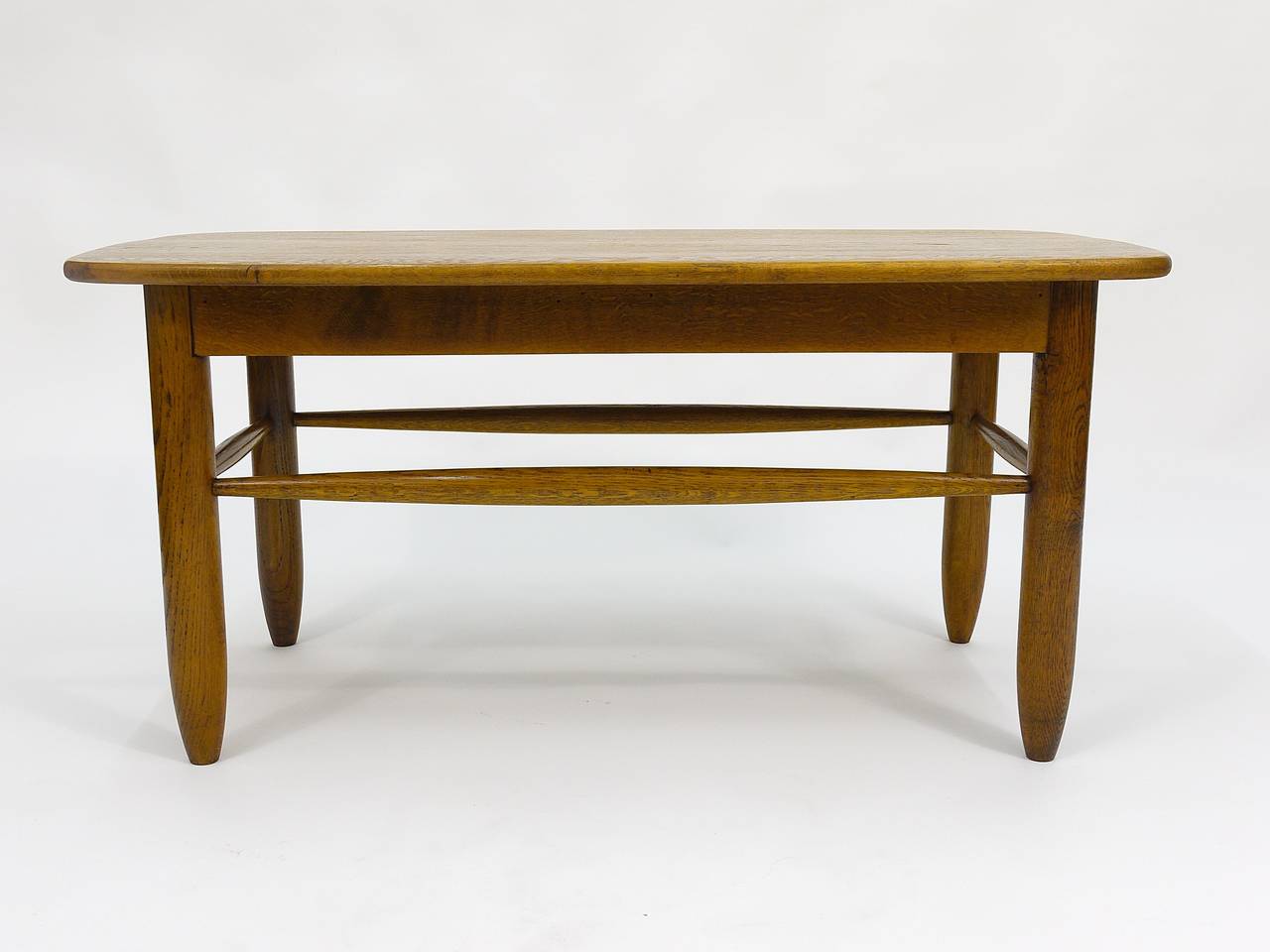 20th Century French Mid-Century Coffee Table Attr. Charlotte Perriand, Wood, 1950s