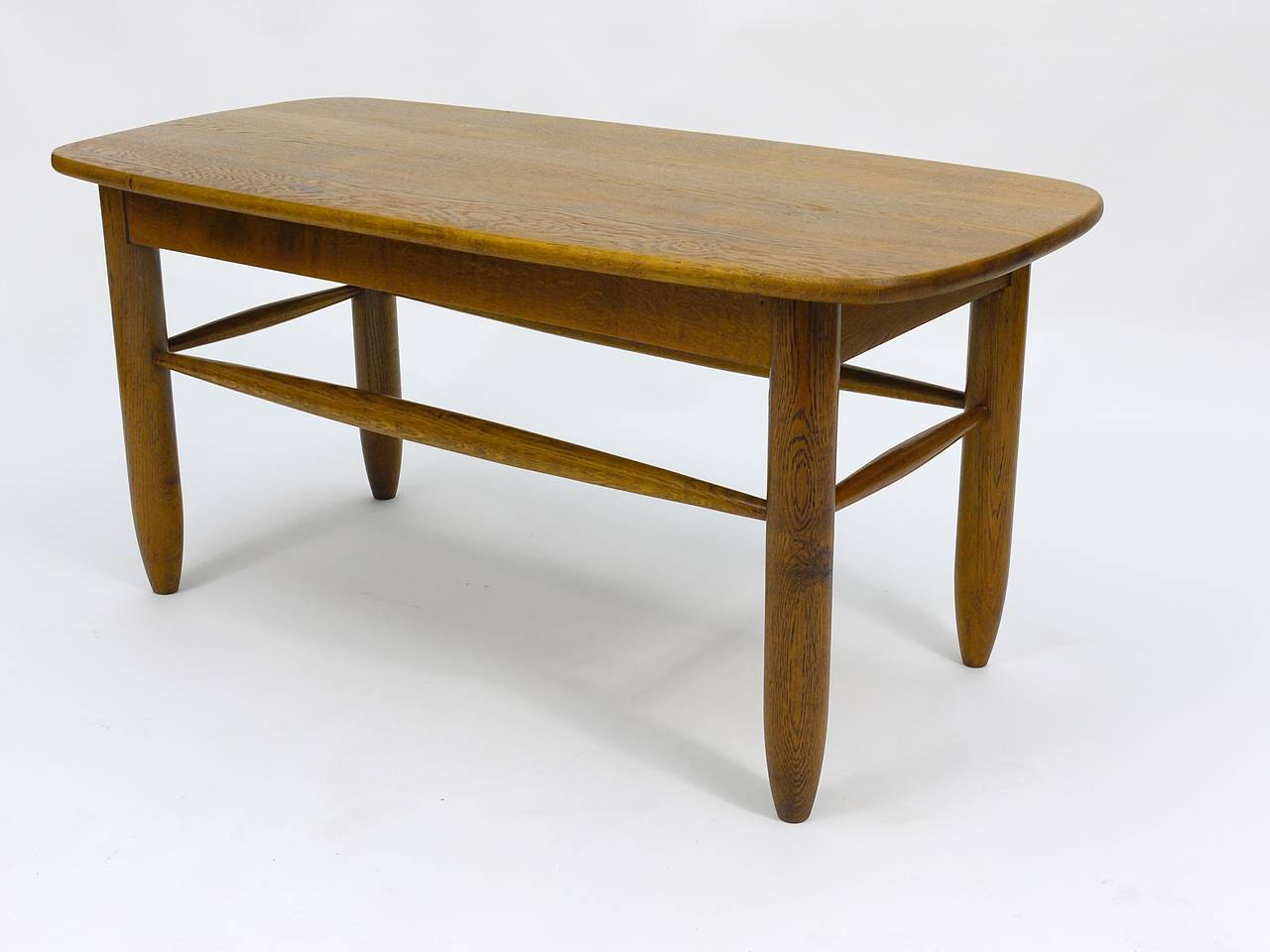 French Mid-Century Coffee Table Attr. Charlotte Perriand, Wood, 1950s 3