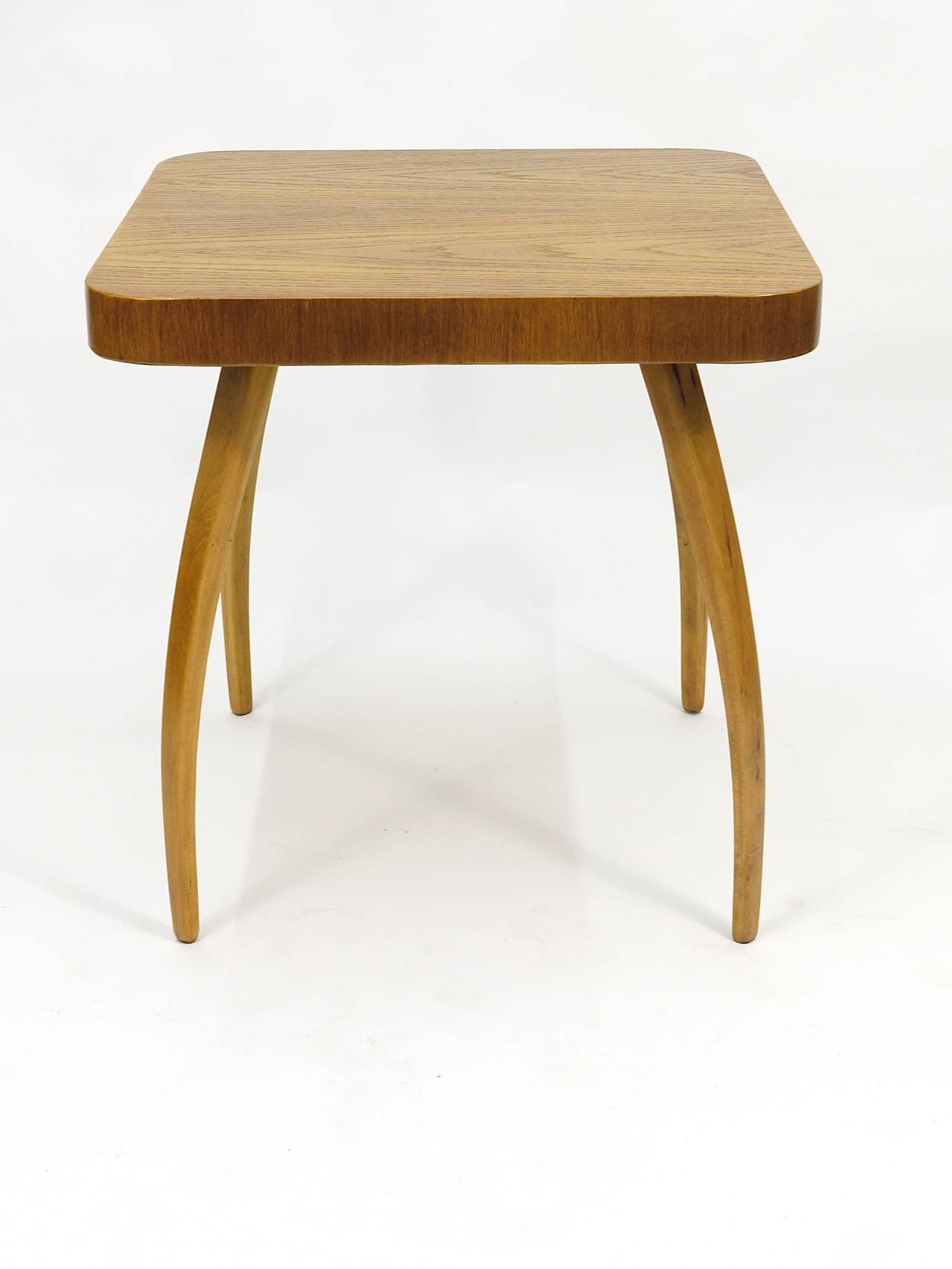 1930s Spider Side Table H259 by Jindrich Halabala, Bauhaus, Excellent Condition 1