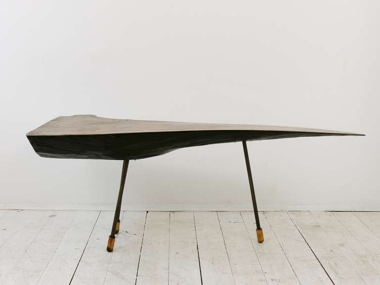Large Carl Aubock Tree Trunk Modernist Table from the 1950s In Good Condition In Vienna, AT