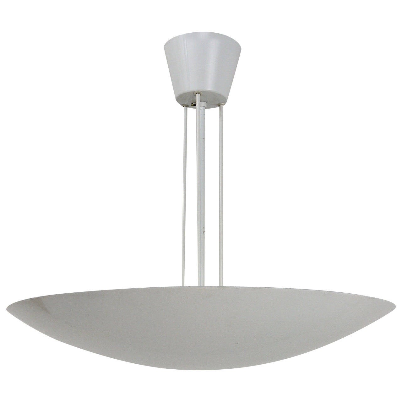 1 Of 3 White Kalmar Uplight Bowl Pendant Lamps Austria 1970s At 1 Of 3 White Kalmar Uplight Bowl Pendant Lamps Austria 1970s At 1stdibs