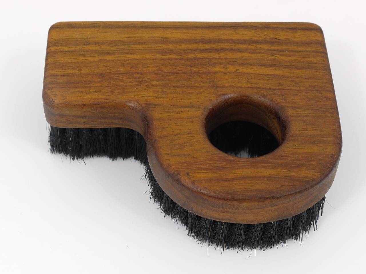 Letter P Walnut Clothes Brush by Carl Aubock, Austria, 1950s 4