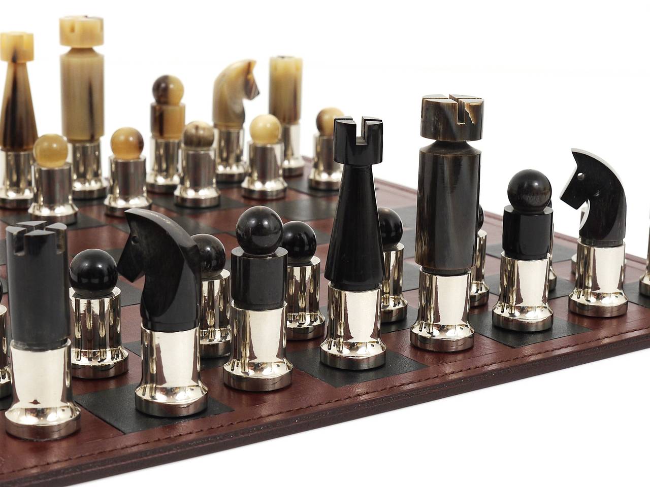 carl aubock chess set