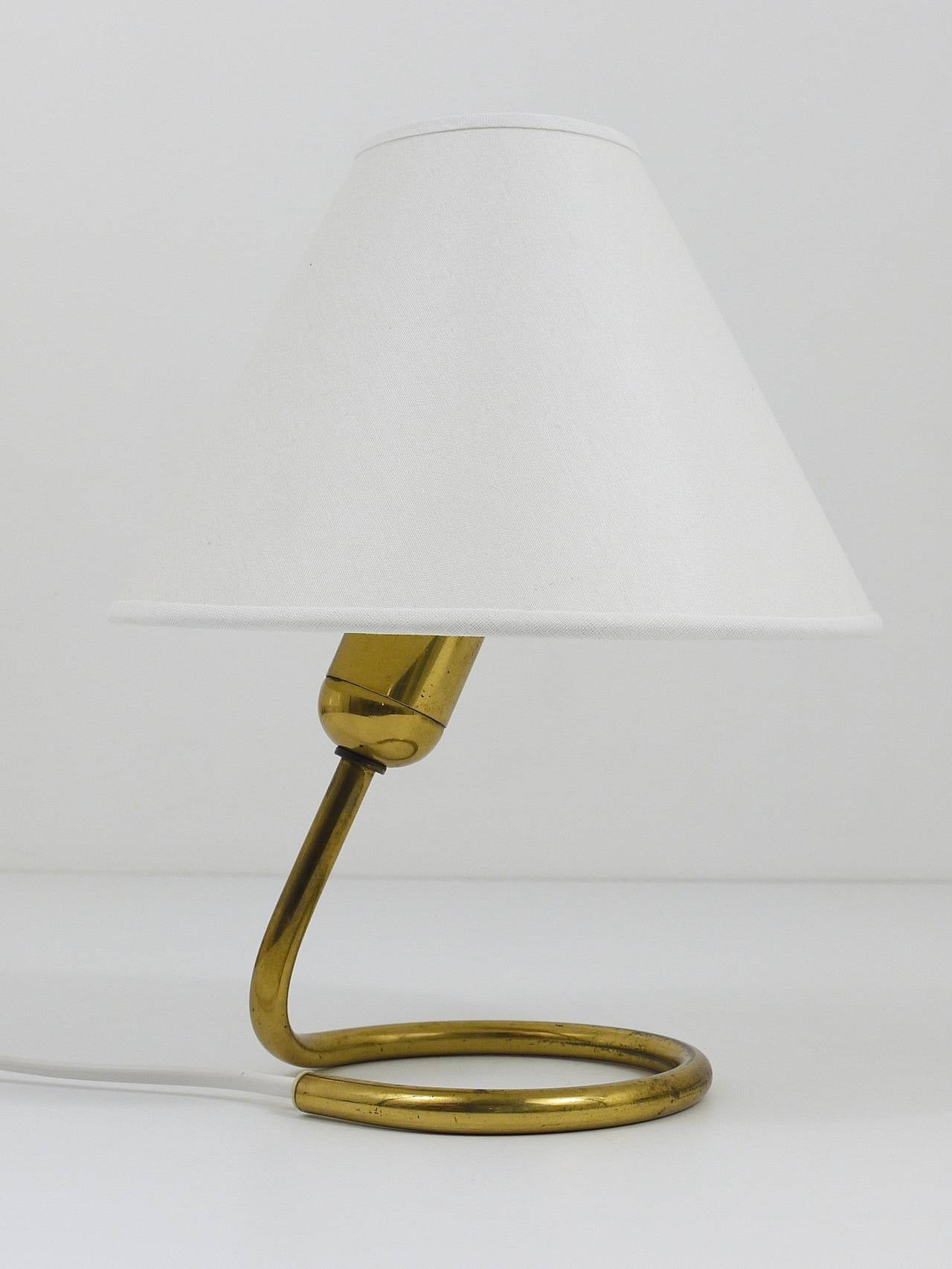 Pair of Mid-Century Brass Table Lamps by Kalmar, Austria, 1950s 2