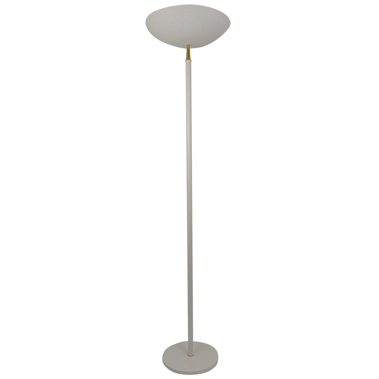 elegant italian mid century uplight floor l arteluce style 1950s for sale at 1stdibs elegant italian mid century uplight floor l arteluce style 1950s for sale at 1stdibs