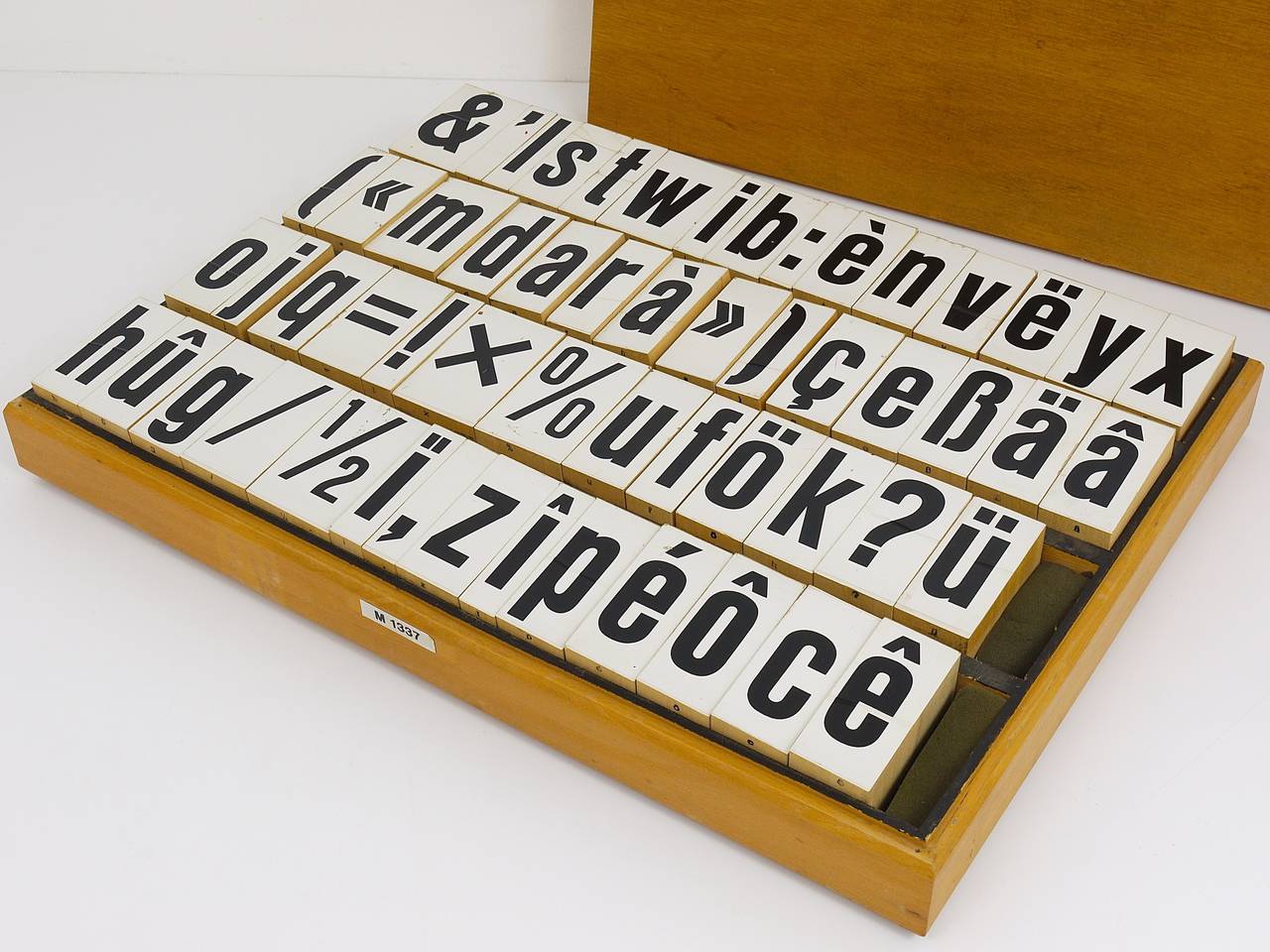 20th Century Beautiful, Wall-Hung Stamp Letter Case from the 1960s