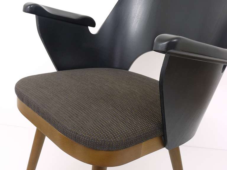 XXIe siècle et contemporain Magnifique fauteuil moderniste de style Oswald Haerdtl, Backhausen, Autriche en vente
