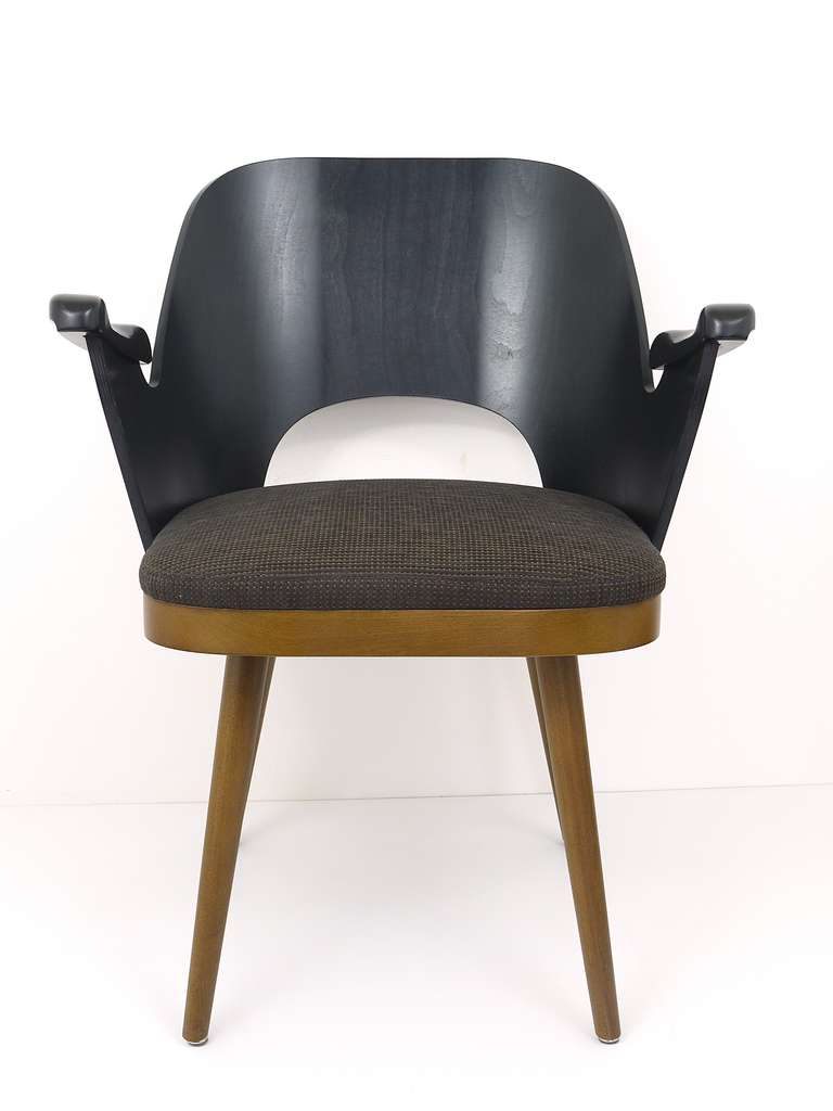 Magnifique fauteuil moderniste de style Oswald Haerdtl, Backhausen, Autriche en vente 1