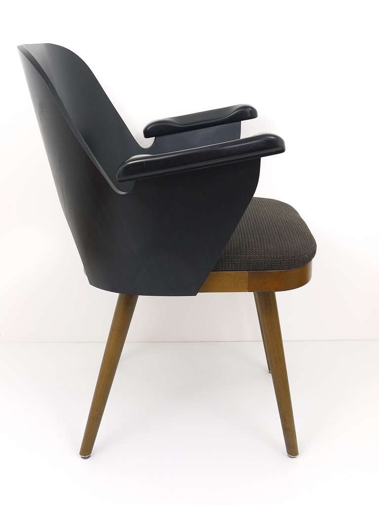 Magnifique fauteuil moderniste de style Oswald Haerdtl, Backhausen, Autriche en vente 2