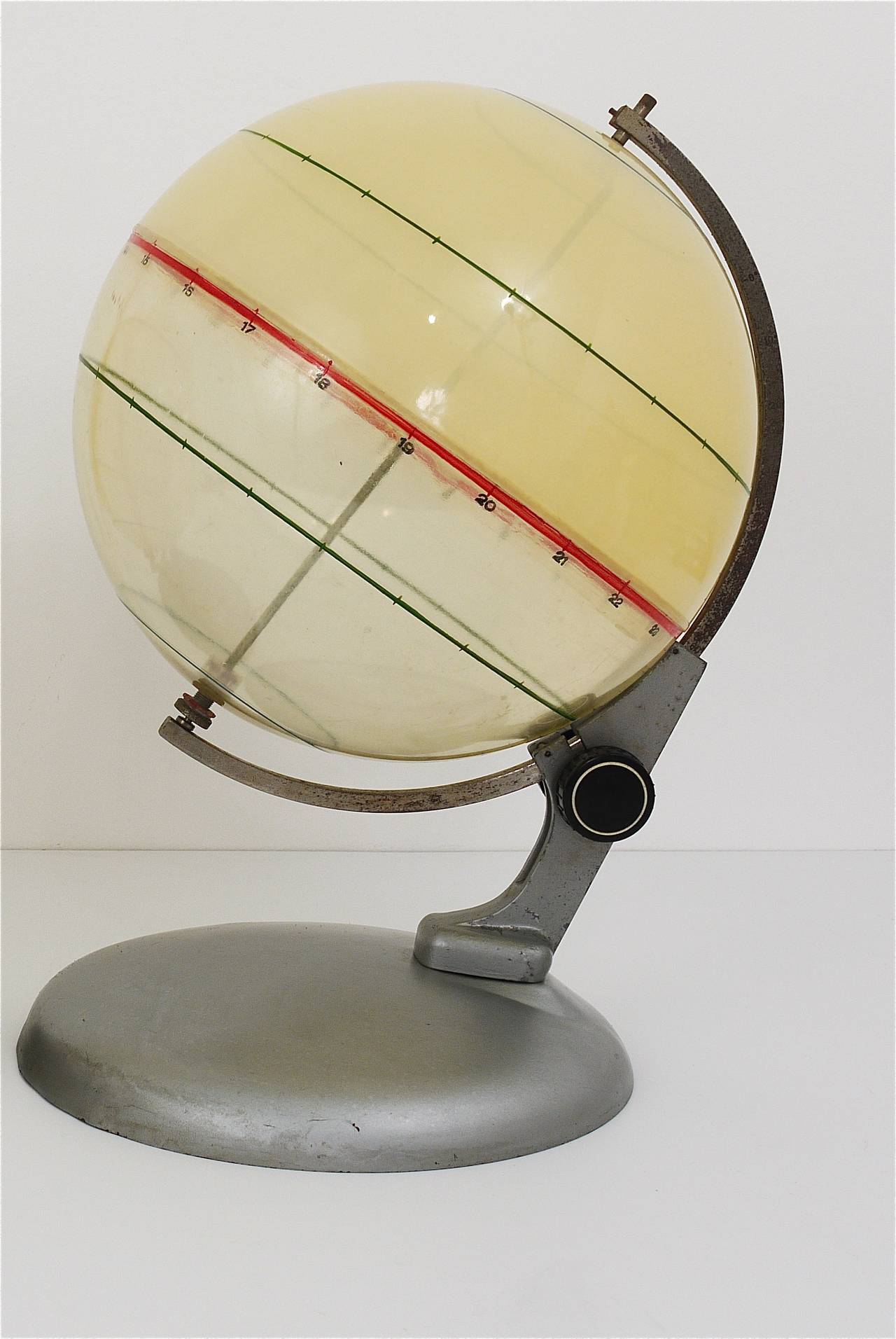 Mid-Century Modern Educational Terrestrial Globe from the 1960s
