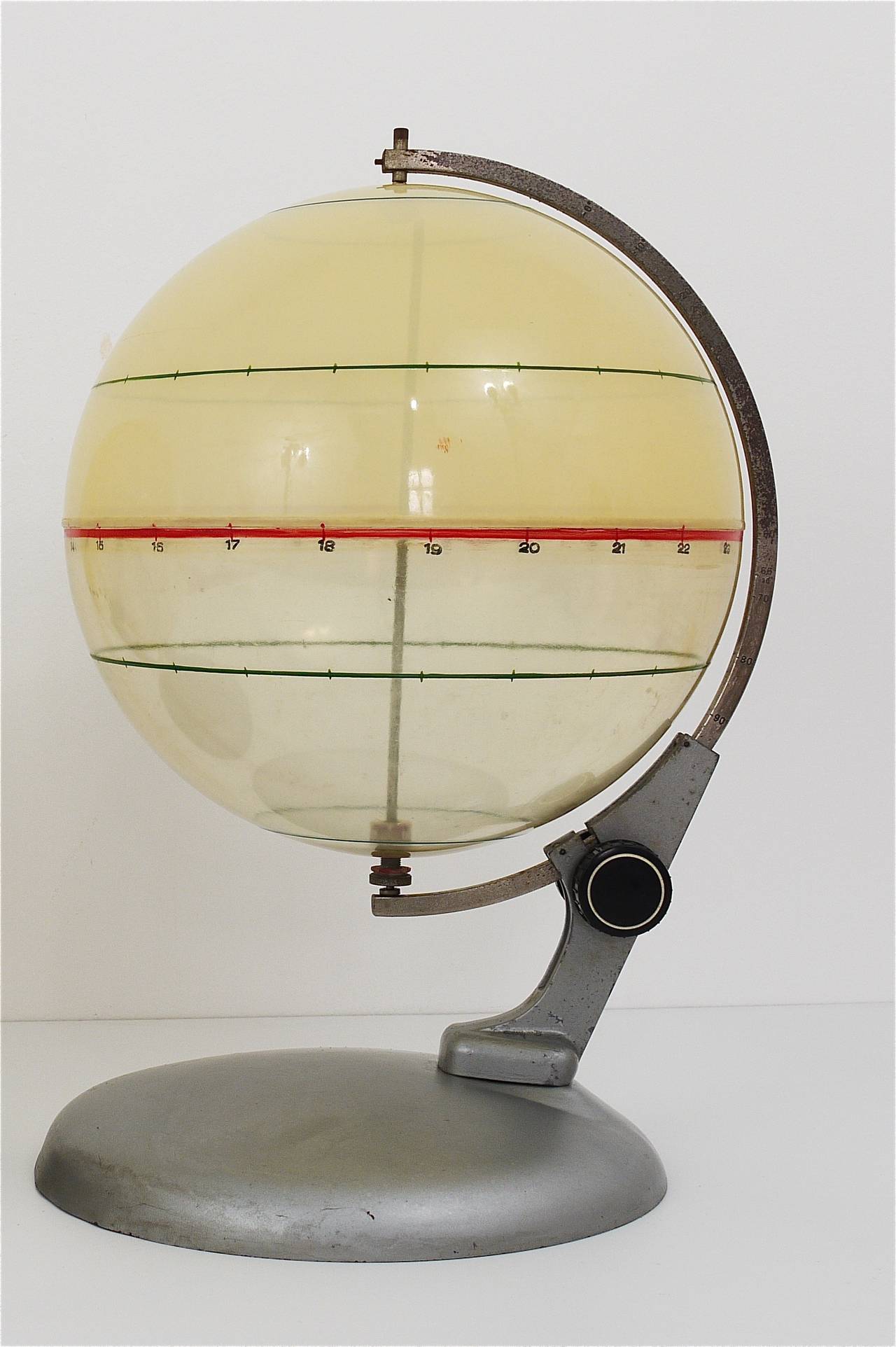 Mid-20th Century Educational Terrestrial Globe from the 1960s