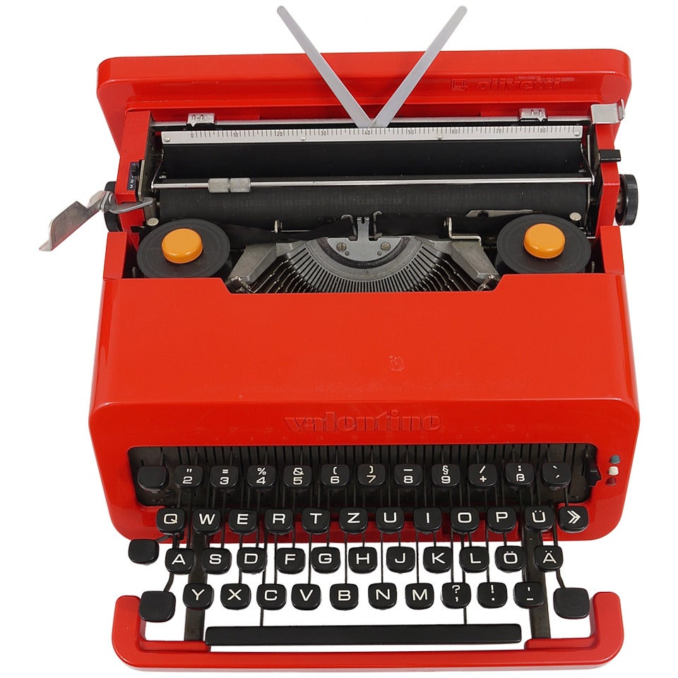 Valentine Typewriter by Ettore Sottsass & Perry A. King for Olivetti 1969