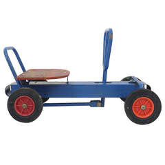 A Decorative Vintage Pedal Car Pump Car from the 1950s
