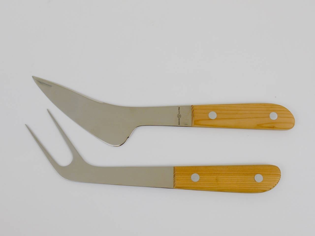 Schnitzerei-Set 5009 aus der Mitte des Jahrhunderts, Messer und Gabel von Amboss Österreich, 1960er Jahre (20. Jahrhundert) im Angebot