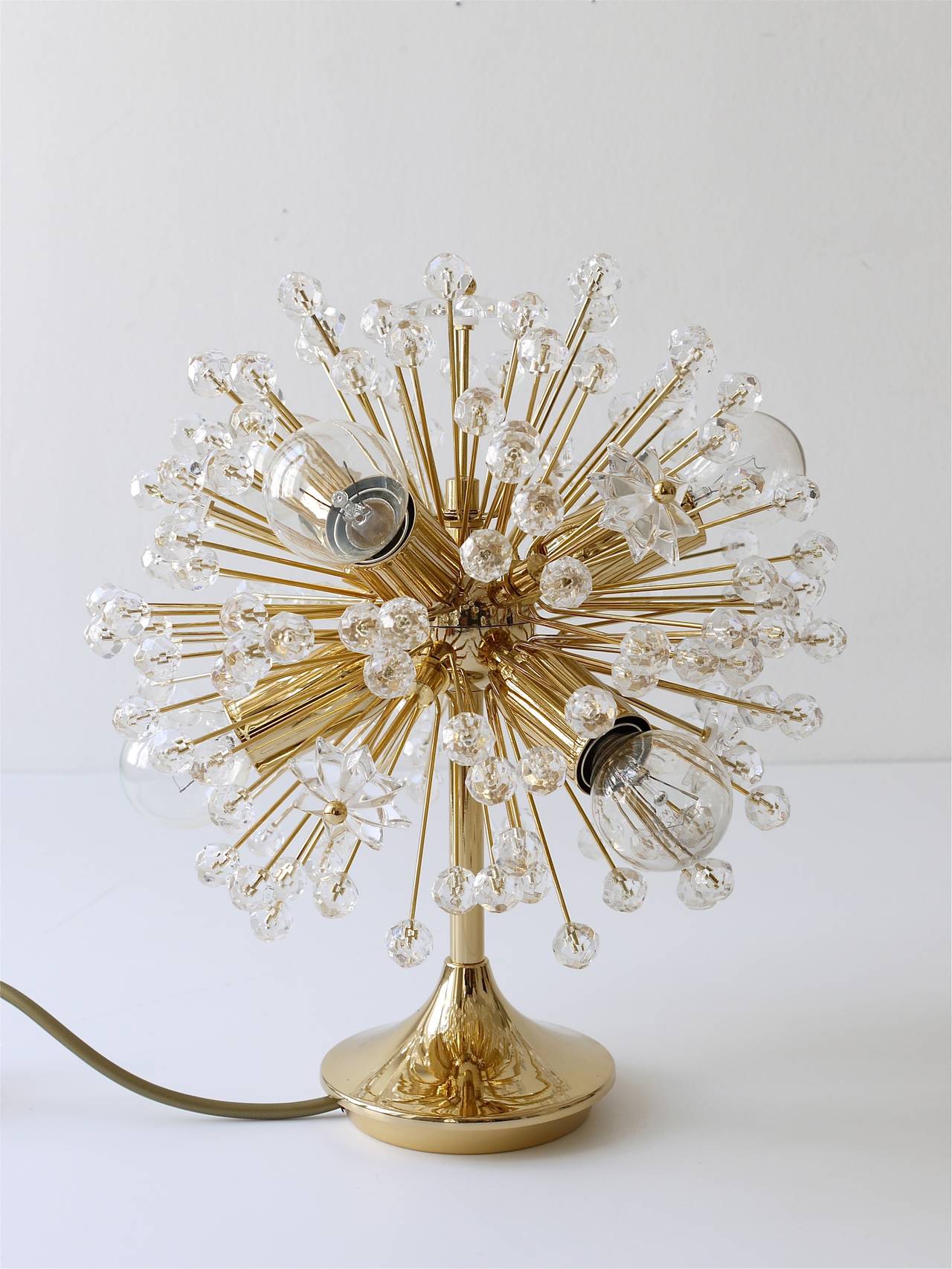 A Beautiful Blowball Sputnik Table Lamp by Emil Stejnar for Nikoll, Vienna (Österreichisch)