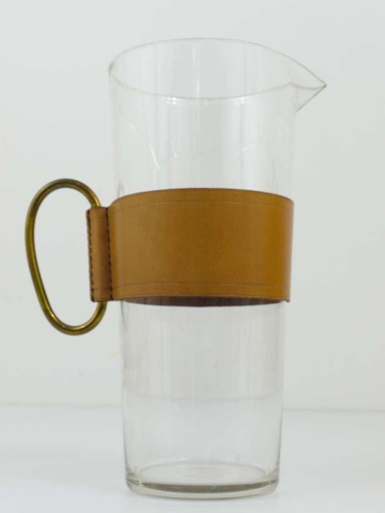 20th Century Huge Carl Aubock Martini Glass Pitcher from the 1950s