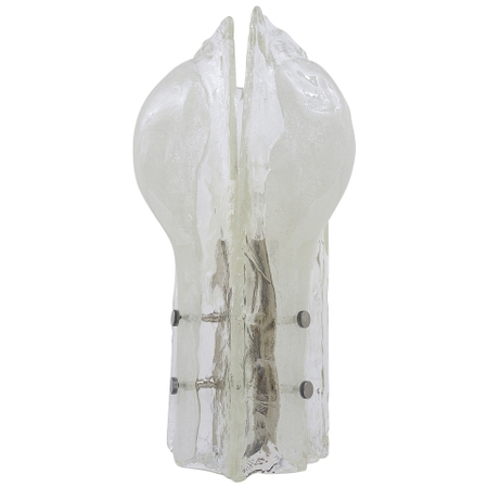 Sculptural Mazzega Murano Glass Mid-Century Table Side Lamp,  Italy, 1960s