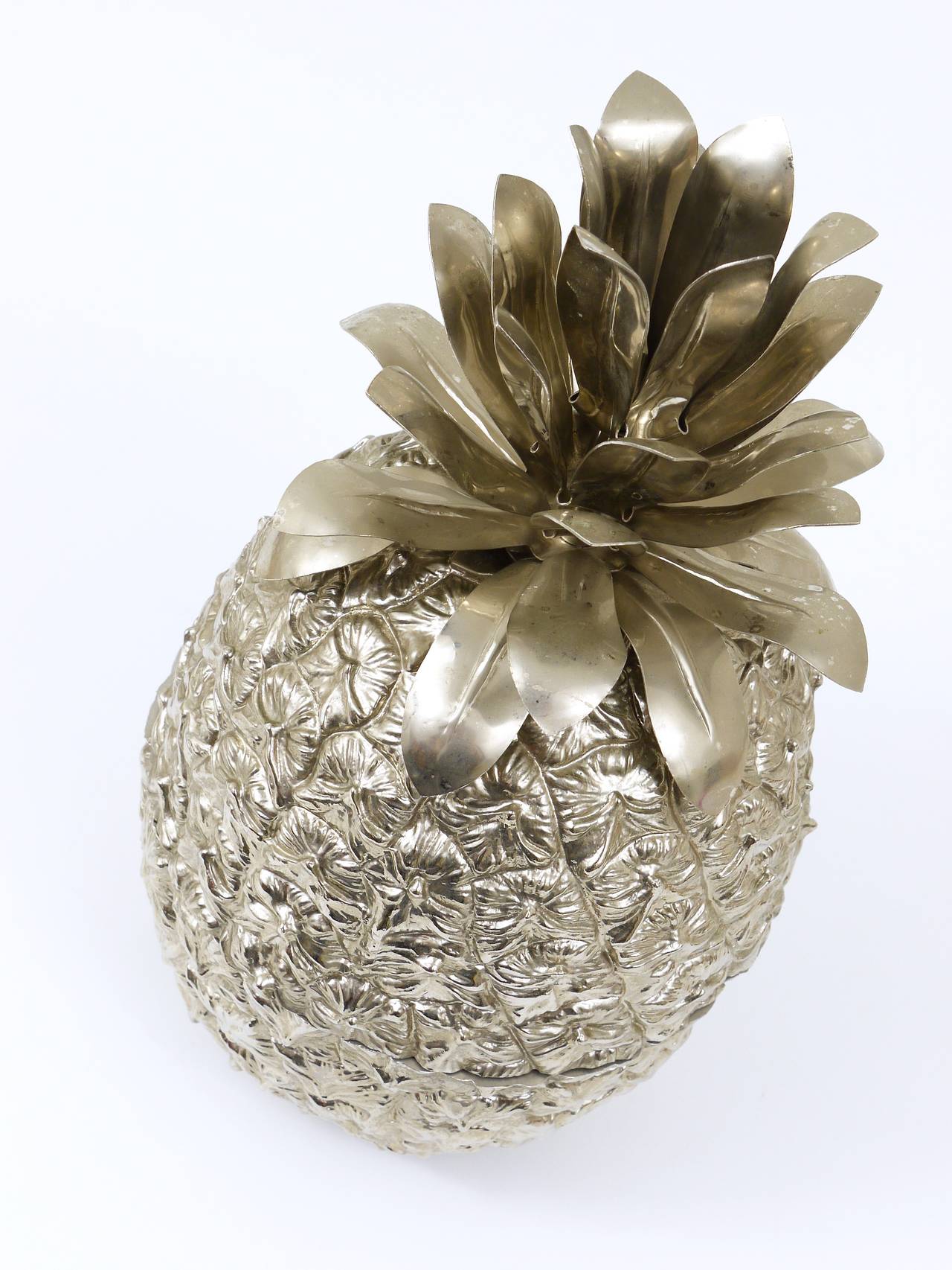 Beautiful Pineapple Ice Bucket in the Style of Mauro Manetti, Italy, 1970s In Excellent Condition In Vienna, AT