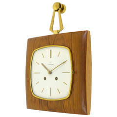 Mid-Century Striking Wall Clock by Junghans Germany, 1950s 4