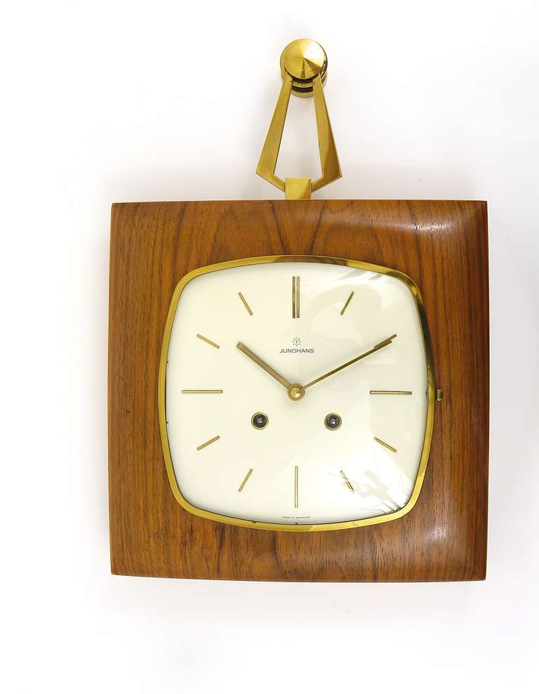 junghans clock mid century