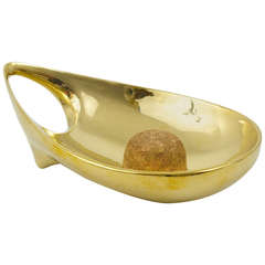 Carl Aubock Brass Ashtray Pipe Rest, 1950s 10