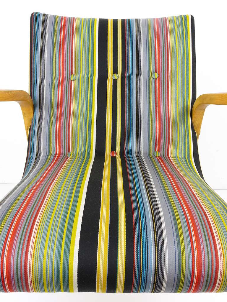 1950s Roland Rainer Cafe Ritter Chair with Paul Smith Upholstery, Four Available 1
