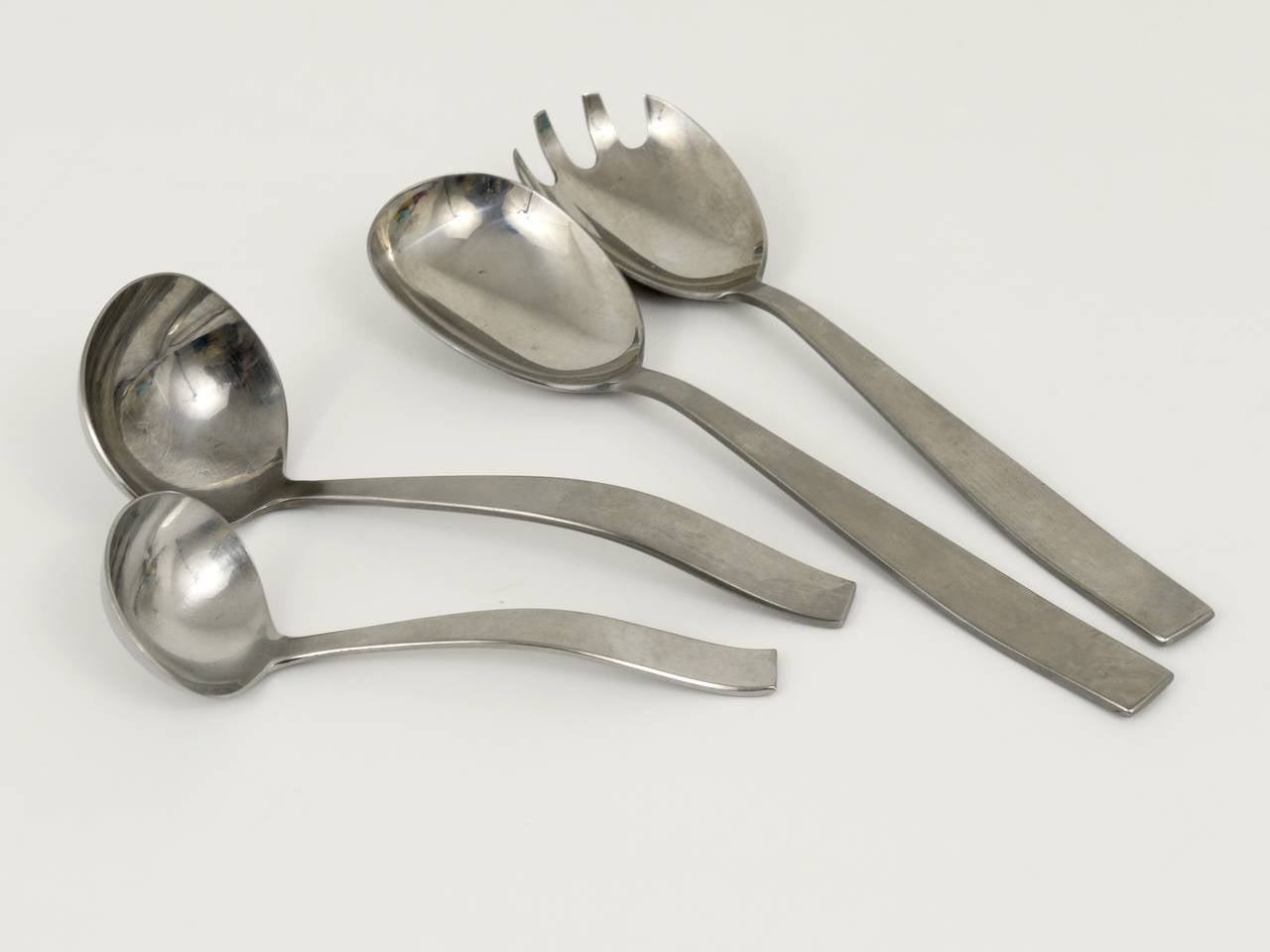 Austrian Amboss Austria 2050 Flatware Cutlery for Six by Helmut Alder, 34 pcs.,  1950s For Sale