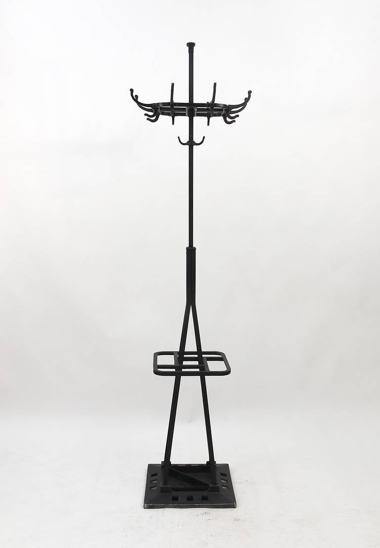 Austrian Art Nouveau Cast-Iron Coat Stand by Adolf Loos, Austria, 1913