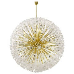 Magnificent Emil Stejnar Blowball Chandelier by Rupert Nikoll, Austria, 1950s